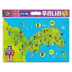 Go! Go! 지도 퍼즐 우리 나라(108조각)