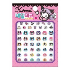 산리오캐릭터즈 쿠로미 네일데코스티커