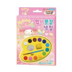 산리오캐릭터즈 마이멜로디 엽서물감색칠