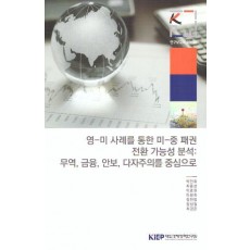 영-미사례를 통한 미-중패권전환 가능성 분석: 무역, 금융, 안보, 다자주의를 중심으로