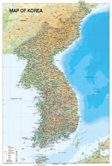 MAP OF KOREA (영문)(79*109)