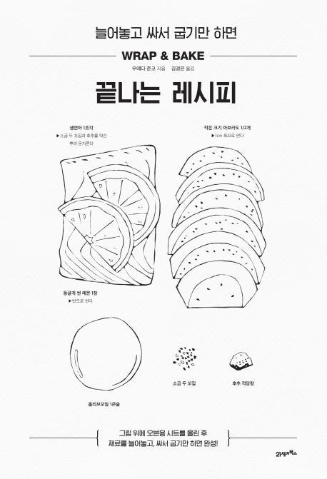 늘어놓고 싸서 굽기만 하면 끝나는 레시피