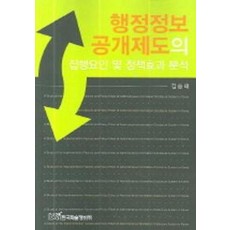 행정정보 공개제도의 집행요인 및 정책효과 분석