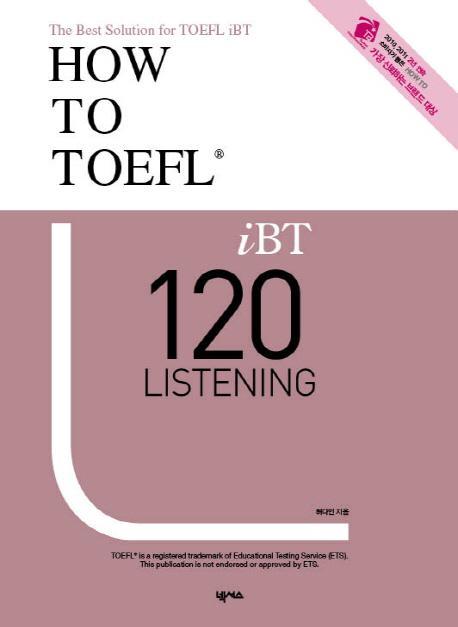 How to TOEFL IBT 120 Listening