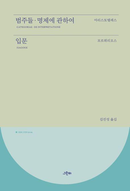 범주들, 명제에 관하여, 입문