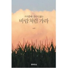 거미줄에 걸리지 않는 바람처럼 가라