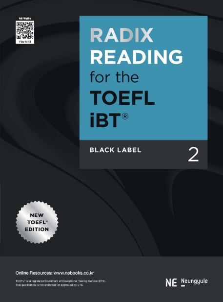 RADIX READING for the TOEFL iBT Black Label. 2