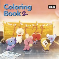 BT21 컬러링북. 2