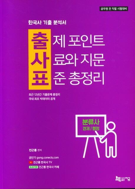 출제 포인트 사료와 지문 표준 총정리 출사표(2023)