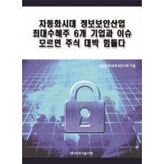 자동화시대 정보보안산업 최대수혜주 6개 기업과 이슈 모르면 주식 대박 힘들다