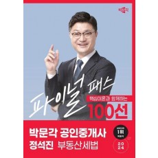 2024 박문각 공인중개사 정석진 파이널 패스 100선 2차 부동산세법