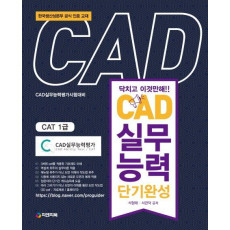 CAD실무능력 단기완성