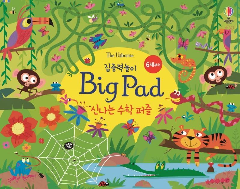 The Usborne 집중력놀이 Big Pad 신나는 수학 퍼즐